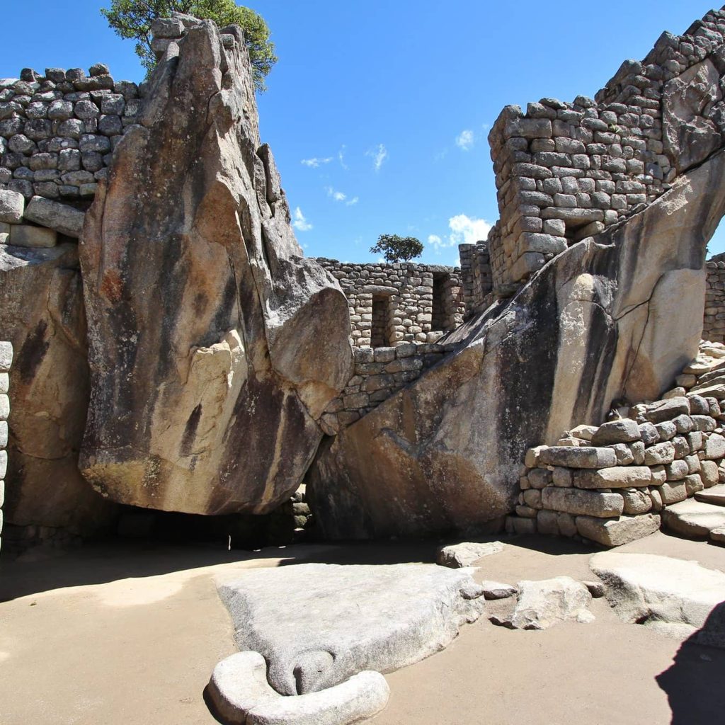 Temple of the Condor at Machu Picchu